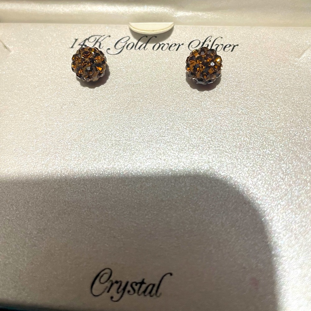 Crystal Ball Earring Set